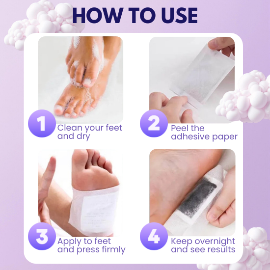 HarmonySoles™ - Natural Sleep Detox Foot Pads