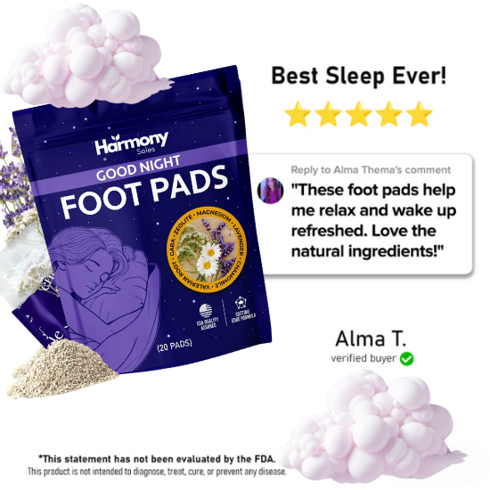 HarmonySoles™ - Natural Sleep Detox Foot Pads